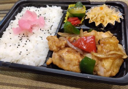 鶏のオイスターソース炒め弁当